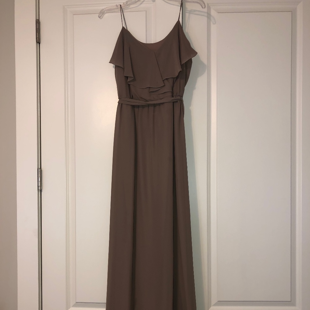 Taupe Formal/Bridesmaid Dress